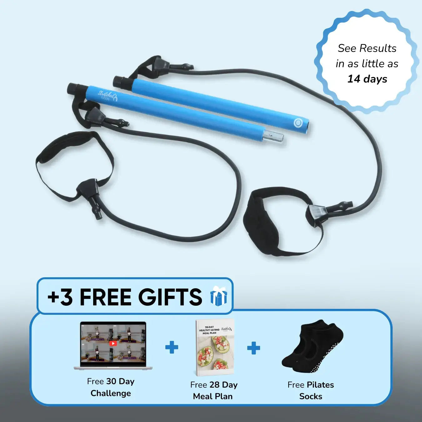 Stretched Fusion Pilates Bar